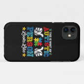 Zo ziet een autistisch persoon eruit Case-Mate iPhone case (Achterkant (horizontaal))