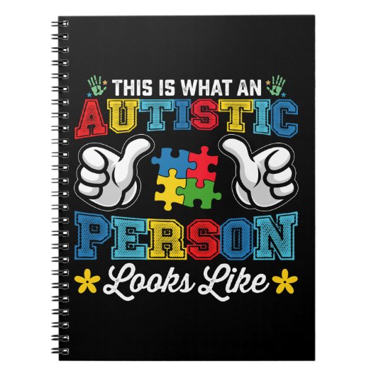 Zo ziet een autistisch persoon eruit notitieboek (Voorkant)