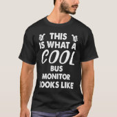 Zo ziet een coole busmonitor eruit 1 t-shirt (Voorkant)