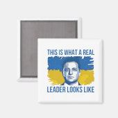 Zo ziet een echte leider eruit in Oekraïne Magneet (Voorkant / Achterkant)