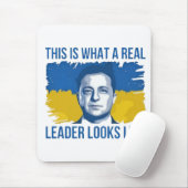 Zo ziet een echte leider eruit in Oekraïne Muismat (Met muis)