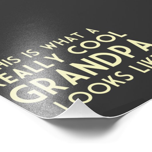 Zo ziet een echte opa er uit foto afdruk (Hoek)