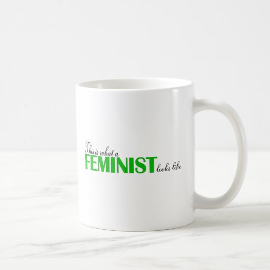 Zo ziet een feminist er zo uit koffiemok (Rechts)