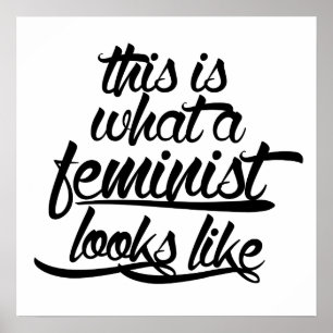 Zo ziet een feminist er zo uit poster