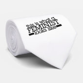 Zo ziet een feminist er zo uit stropdas (Opgerold)