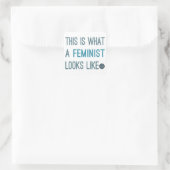 Zo ziet een feminist eruit als Stickers (Tas)