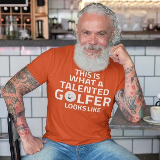 Zo ziet een getalenteerde golfer eruit t-shirt
