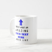 Zo ziet een geweldig beroep eruit koffiemok (Voorkant links)