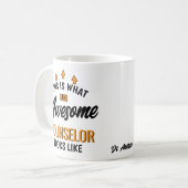 Zo ziet een Geweldige adviseur eruit Koffiemok (Voorkant links)