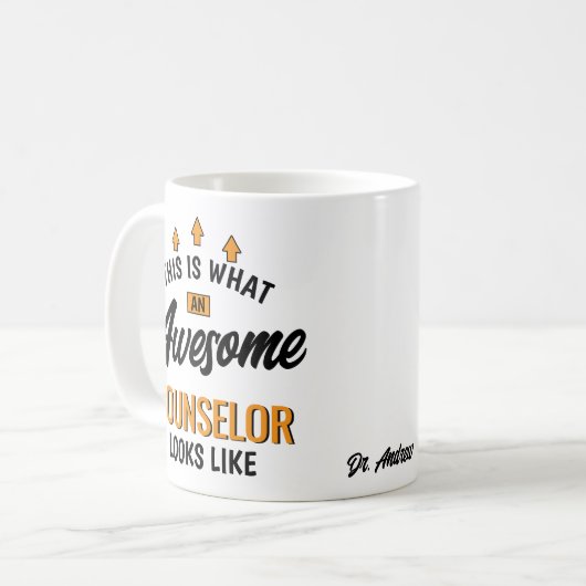 Zo ziet een Geweldige adviseur eruit Koffiemok (Voorkant links)