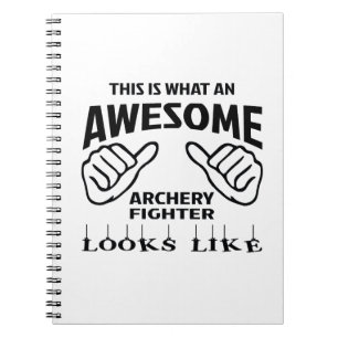 Zo ziet een geweldige Archery Fighter er uit. Notitieboek