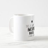 zo ziet een geweldige baas er zo uit koffiemok (Voorkant links)