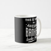 Zo ziet een Geweldige bankier eruit Koffiemok (Voorkant rechts)