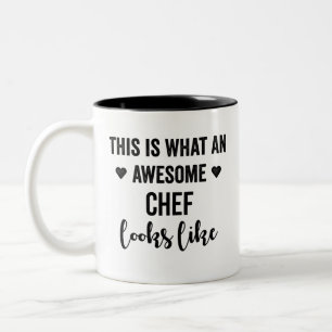 Zo ziet een Geweldige Chef er uit Tweekleurige Koffiemok
