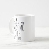Zo ziet een Geweldige chef eruit Koffiemok (Voorkant links)
