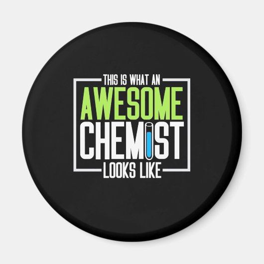 Zo ziet een Geweldige chemicus er zo uit Magneet (Voorkant)