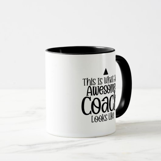 Zo ziet een Geweldige coach eruit Mok (Voorkant rechts)