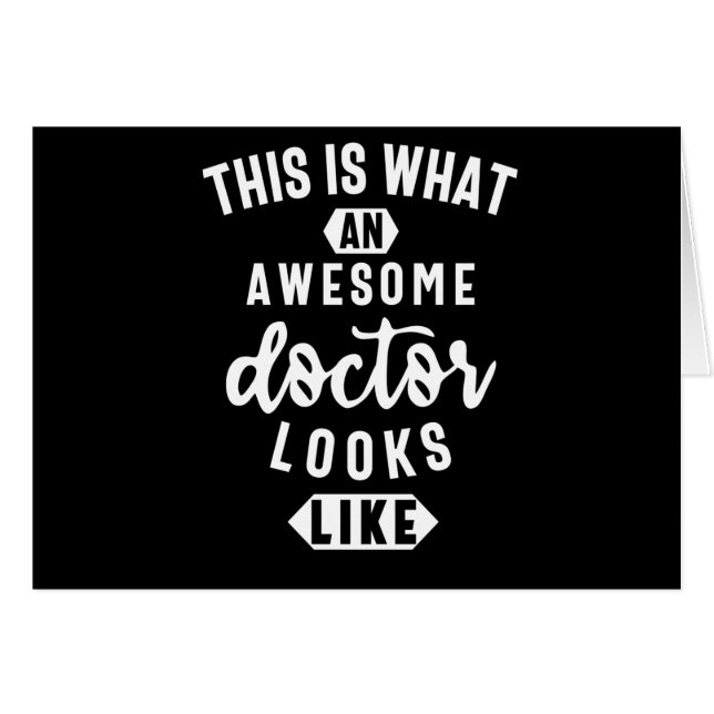Zo ziet een Geweldige dokter er zo uit (Voorkant Horizontaal)
