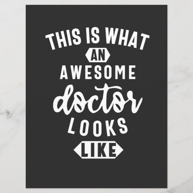Zo ziet een Geweldige dokter er zo uit (Voorkant)