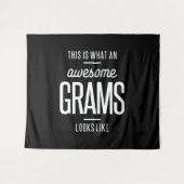 Zo ziet een Geweldige Gram er uit Wandkleed (Voorkant (horizontaal))