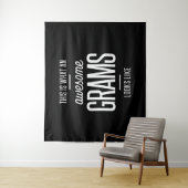 Zo ziet een Geweldige Gram er uit Wandkleed (In situ)