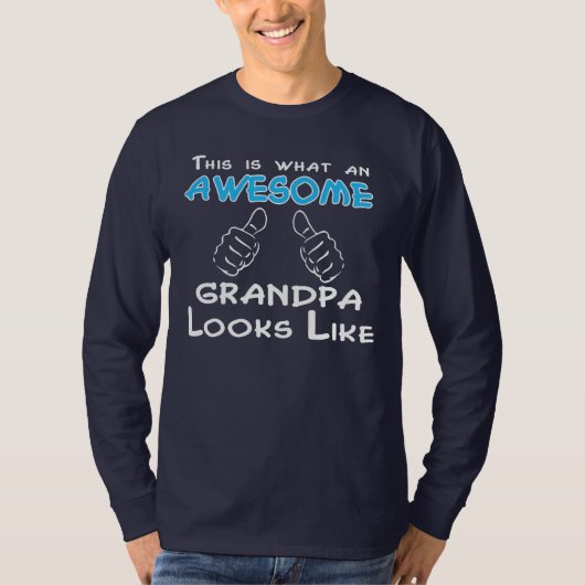 Zo ziet een GEWELDIGE GRANDPA eruit als t-shirt. T-shirt (Voorkant)