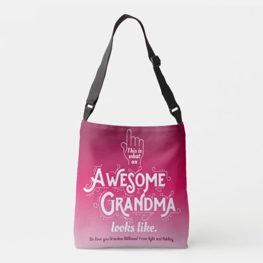 Zo ziet een Geweldige grootmoeder eruit als Ombre Crossbody Tas