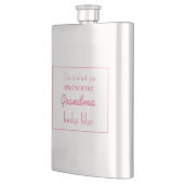 Zo ziet een Geweldige grootmoeder eruit Heupfles (Links)