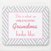 Zo ziet een Geweldige grootmoeder eruit Muismat (Voorkant)