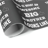 zo ziet een geweldige grote broer er zo uit cadeaupapier (Rol Hoek)