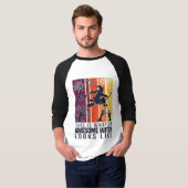 Zo ziet een geweldige heks eruit. Funny Scary T-shirt (Voorkant volledig)