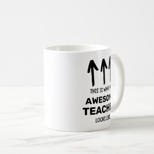 Zo ziet een Geweldige leraar er uit Koffiemok (Voorkant rechts)