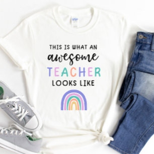 Zo ziet een Geweldige leraar er uit T-shirt