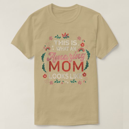 Zo ziet een geweldige mama eruit als een grappige t-shirt (Design voorkant)