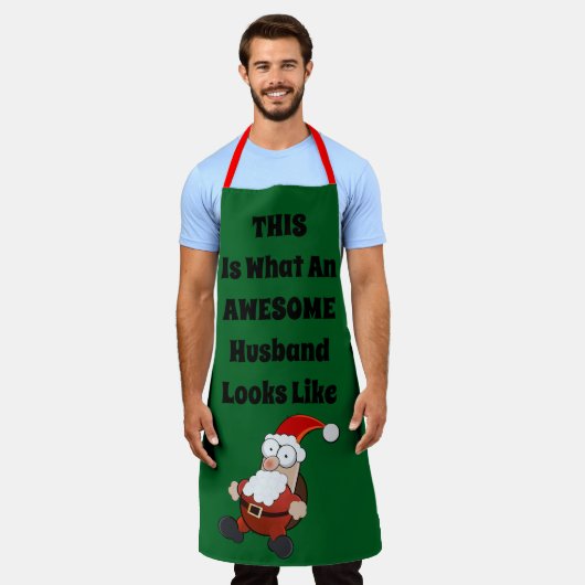 Zo ziet een Geweldige man eruit Schort (Gedragen)