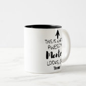 Zo ziet een geweldige mentor eruit tweekleurige koffiemok (Voorkant rechts)