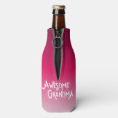 Zo ziet een Geweldige oma eruit als Ombre Flesjeskoeler (Fles Achterkant)