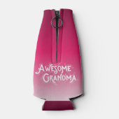 Zo ziet een Geweldige oma eruit als Ombre Flesjeskoeler (Achterkant)