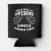 Zo ziet een Geweldige oom er zo uit Blikjeskoeler (Voorkant)