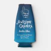 Zo ziet een Geweldige opa eruit als Ombre Flesjeskoeler (Voorkant)