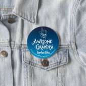 Zo ziet een Geweldige opa eruit als Ombre Ronde Button 7,6 Cm (In situ)