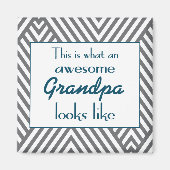 Zo ziet een Geweldige opa eruit Magneet (Voorkant)