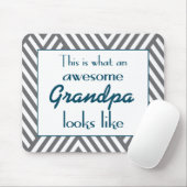 Zo ziet een Geweldige opa eruit Muismat (Met muis)