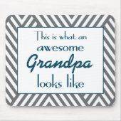 Zo ziet een Geweldige opa eruit Muismat (Voorkant)