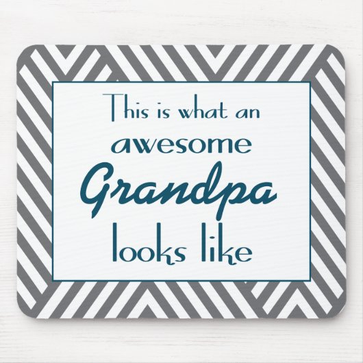Zo ziet een Geweldige opa eruit Muismat (Voorkant)