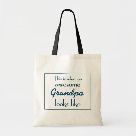 Zo ziet een Geweldige opa eruit Tote Bag (Voorkant)