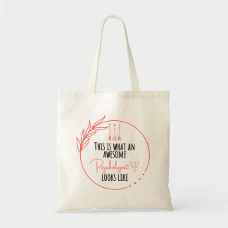 Zo ziet een geweldige psycholoog er zo uit tote bag