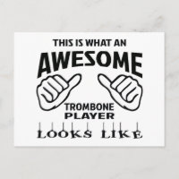 Zo ziet een geweldige Trombone speler er zo uit