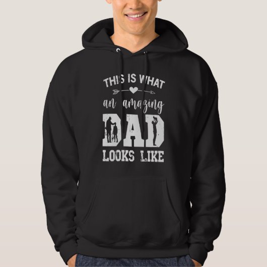Zo ziet een geweldige vader eruit hoodie (Voorkant)