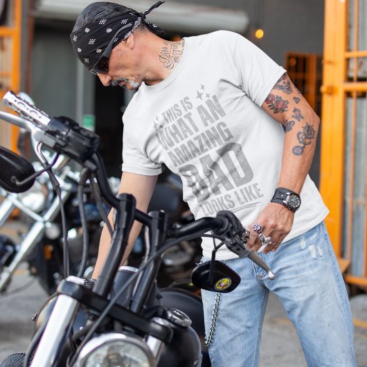 Zo ziet een geweldige vader eruit op Vaderdag T-shirt